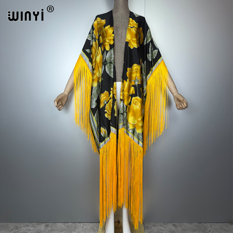 WINYI 아프리카 키모노 커버업 보헤미안 프린트 비키 - Cover Up Kaftan 리뷰 및 가격