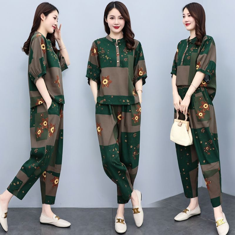 중년 여성 여름 슈트 2026 신상 패션 나이를 감춰주 - Linen Pant Wide 리뷰 및 가격