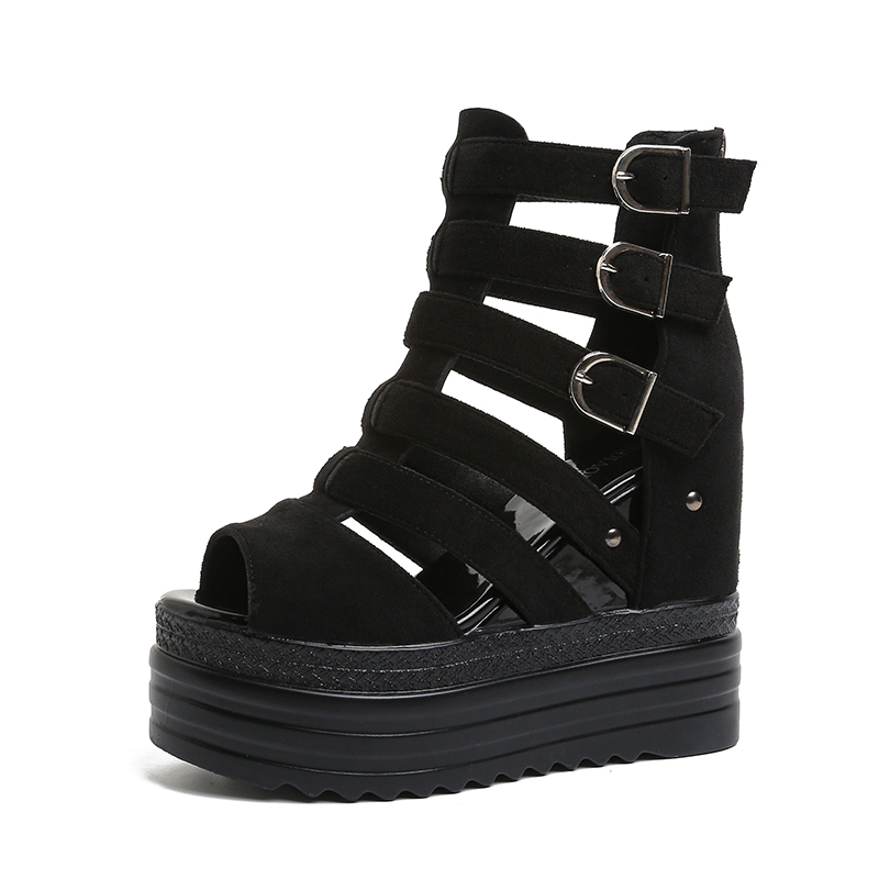 11CM 디자이너 여성 여름 가죽 샌들 오픈 토 플랫폼 - Wedge Espadrille Women 리뷰 및 가격
