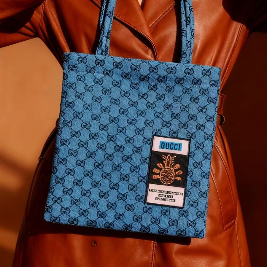 구찌 가방 여성용 캔버스 토트백 연회색 또는 데님 블루 - Tote Bag Beach 리뷰 및 가격