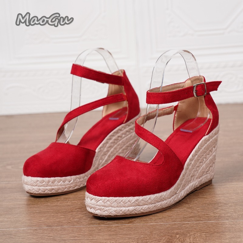 34-43 사이즈 여성용 에스파드리유 웨지 샌들 스웨이 - Wedge Espadrille Women 리뷰 및 가격