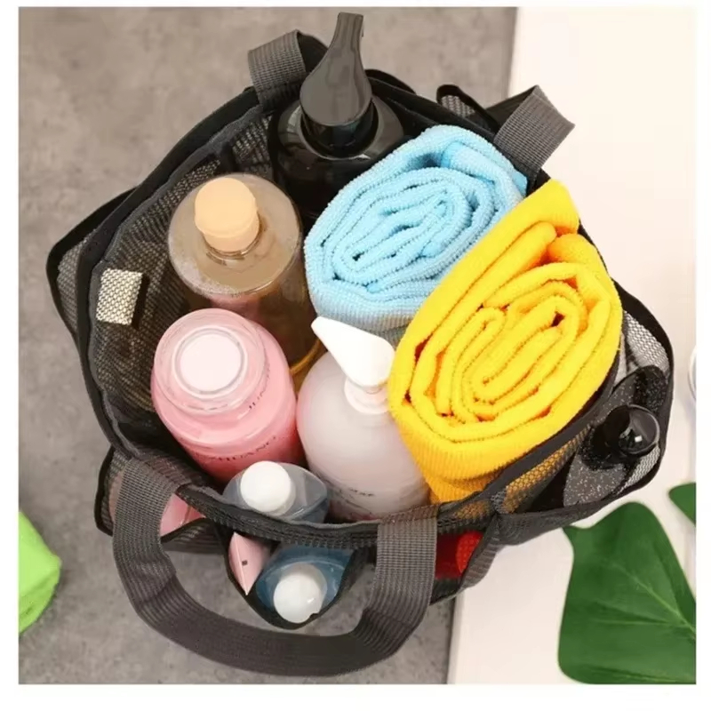 휴대용 메쉬 샤워 캐디 토트 비치백 여행용 수납 가방  - Tote Bag Beach 리뷰 및 가격